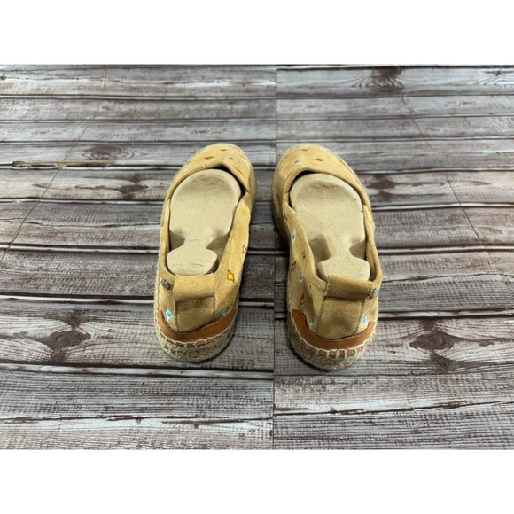 Rag & Bone Adria II Embroidered Suede Espadrille Loafers size 40 US 10 New - Picture 3 of 6